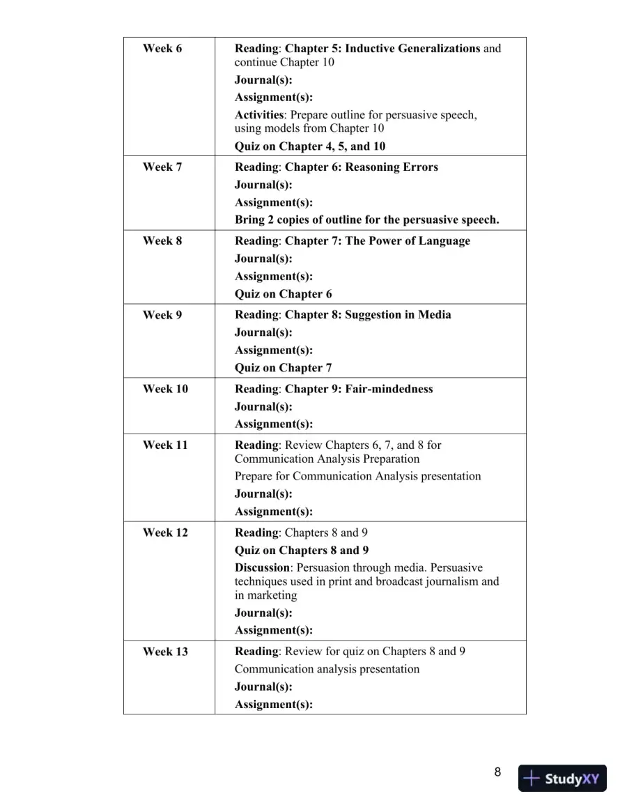 Test Bank for Becoming a Critical Thinker: A User-Friendly Manual, 7th Edition, page 8