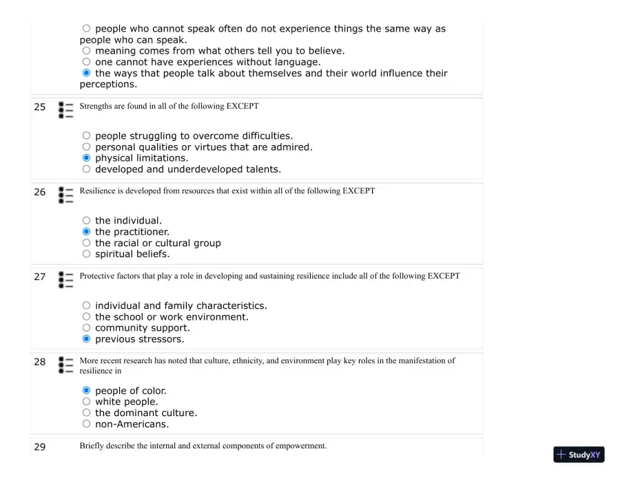 Test Bank For Developing Helping Skills: A Step-by-Step Approach to Competency, 3rd Edition, page 15