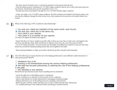Test Bank For Developing Helping Skills: A Step-by-Step Approach to Competency, 3rd Edition - Page 21 preview image