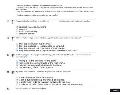 Test Bank For Developing Helping Skills: A Step-by-Step Approach to Competency, 3rd Edition - Page 22 preview image