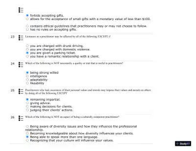 Test Bank For Developing Helping Skills: A Step-by-Step Approach to Competency, 3rd Edition - Page 23 preview image