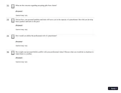 Test Bank For Developing Helping Skills: A Step-by-Step Approach to Competency, 3rd Edition - Page 25 preview image