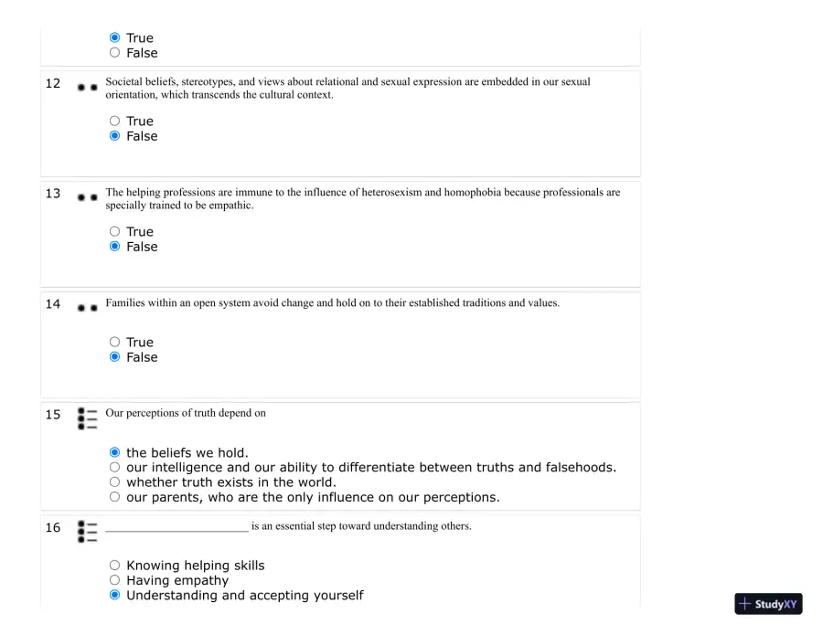 Test Bank For Developing Helping Skills: A Step-by-Step Approach to Competency, 3rd Edition, page 4