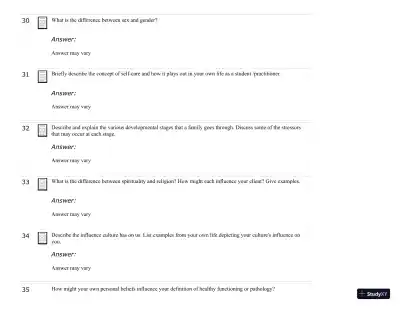 Test Bank For Developing Helping Skills: A Step-by-Step Approach to Competency, 3rd Edition - Page 8 preview image