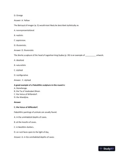 Exploring Artistic Expression: Historical Context, Techniques, And Iconography - Page 4 preview image