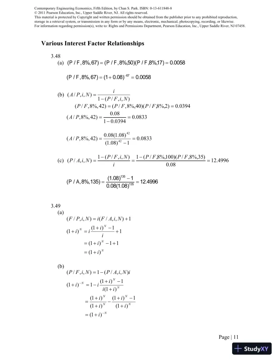 Solution Manual For Contemporary Engineering Economics, 5th Edition, page 16