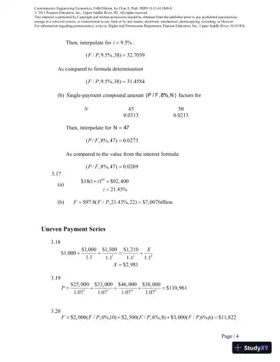 Solution Manual For Contemporary Engineering Economics, 5th Edition - Page 9 preview image