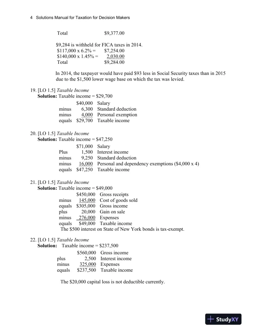 Taxation For Decision Makers, 2016 6th Edition Solution Manual, page 5
