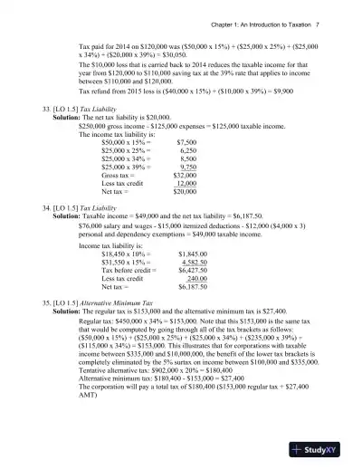 Taxation For Decision Makers, 2016 6th Edition Solution Manual - Page 8 preview image