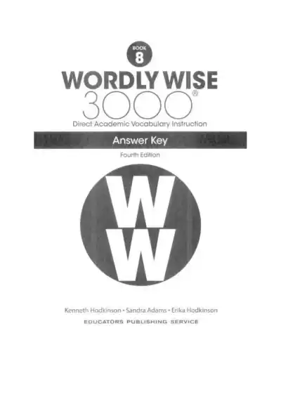 761541663-Wordly-Wise-Book-8-Answer-Key - Page 1 preview image