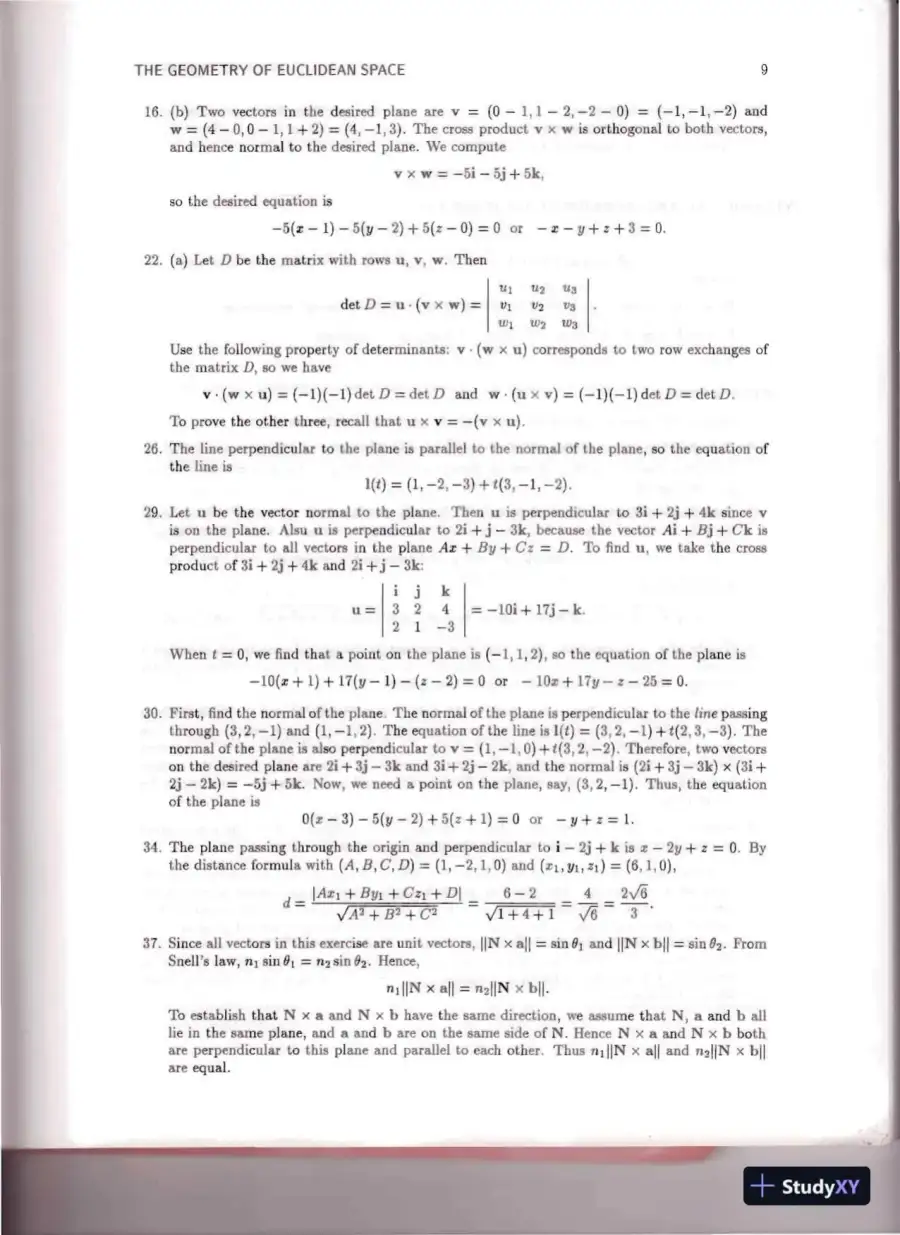 Solution Manual for Vector Calculus, 5th Edition, page 11