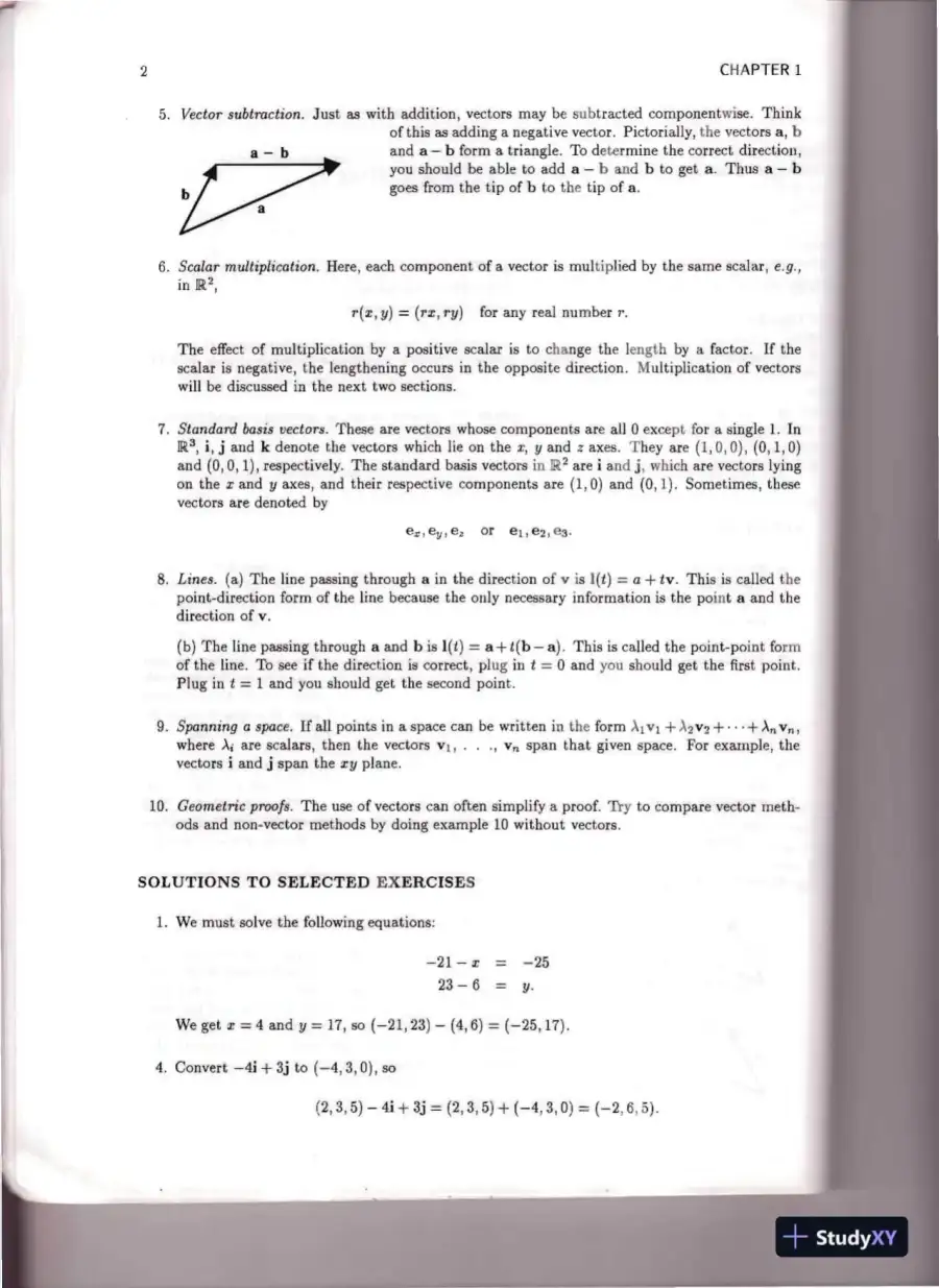 Solution Manual for Vector Calculus, 5th Edition, page 4