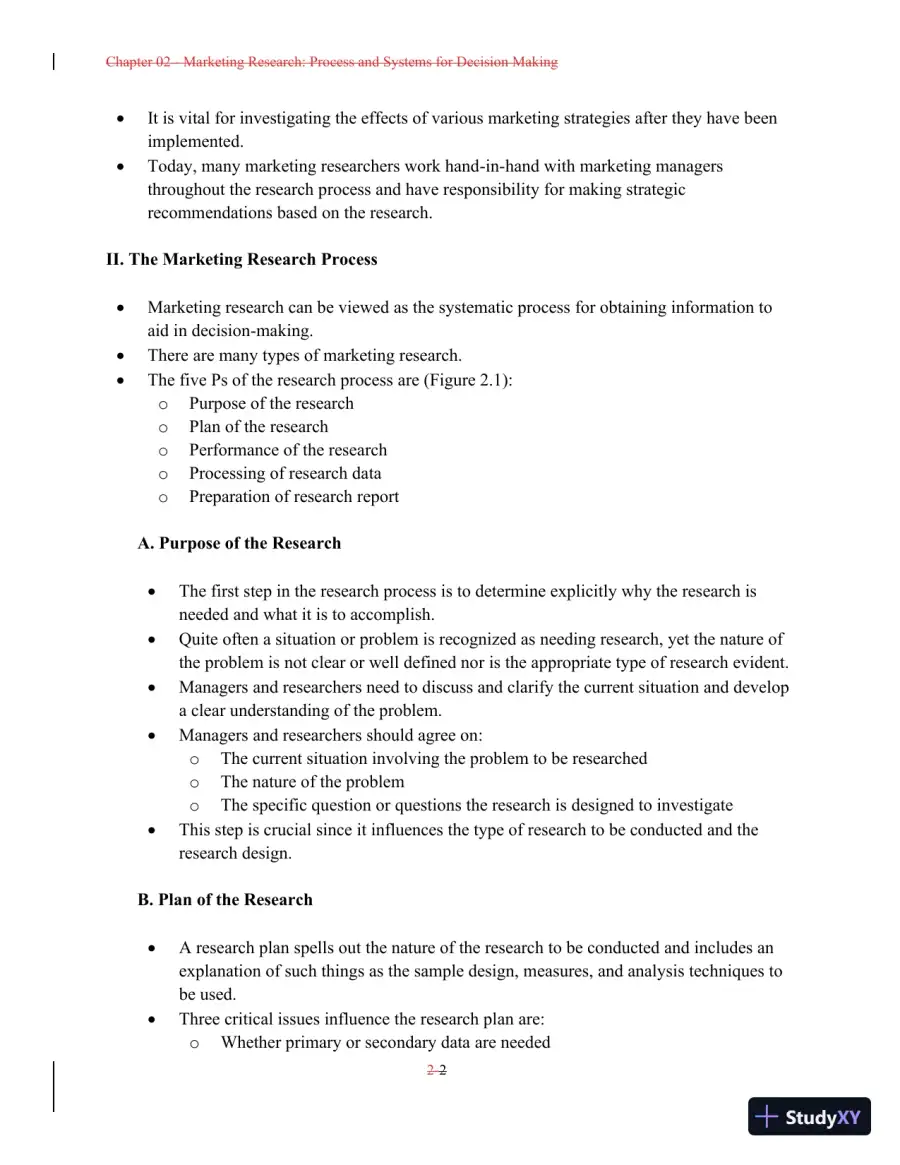 Class Notes For A Preface to Marketing Management, 14th Edition, page 17