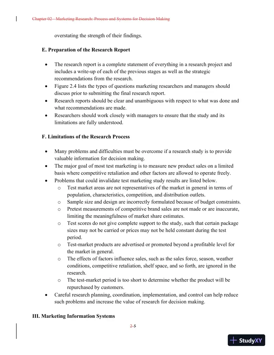 Class Notes For A Preface to Marketing Management, 14th Edition, page 20