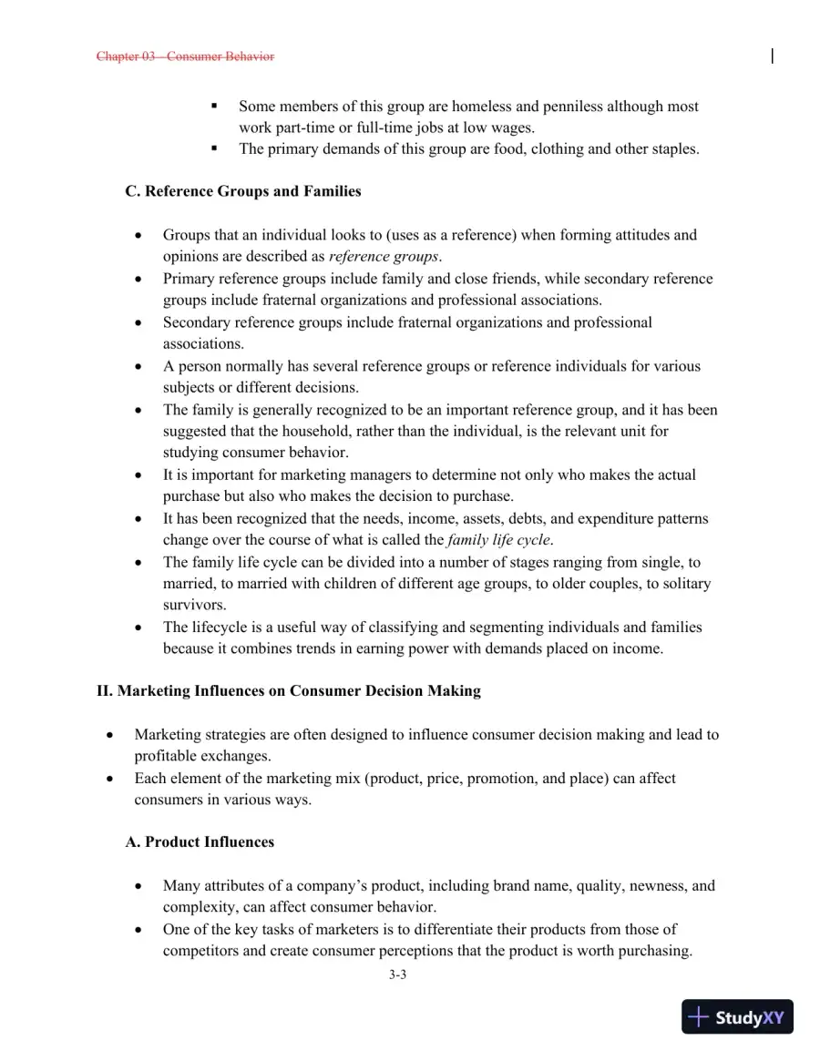 Class Notes For A Preface to Marketing Management, 14th Edition, page 26
