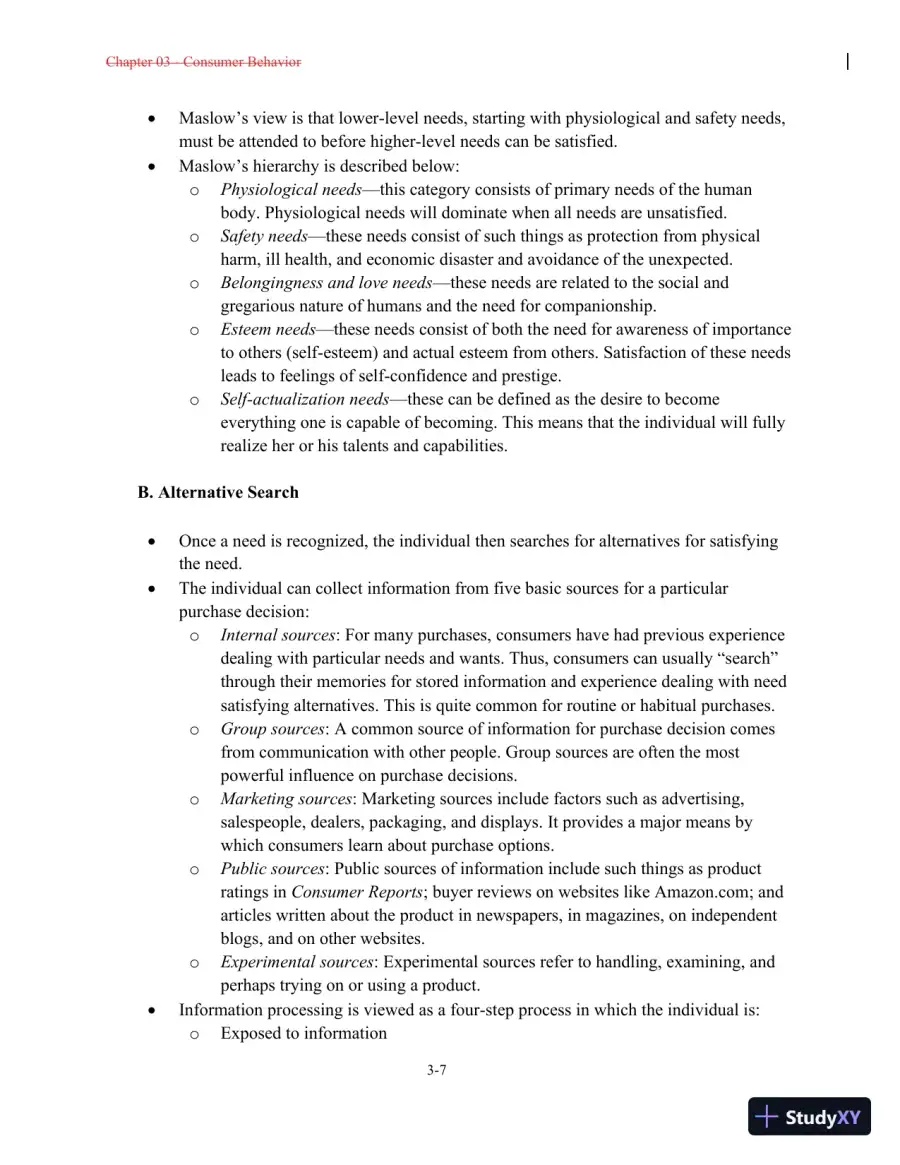 Class Notes For A Preface to Marketing Management, 14th Edition, page 30