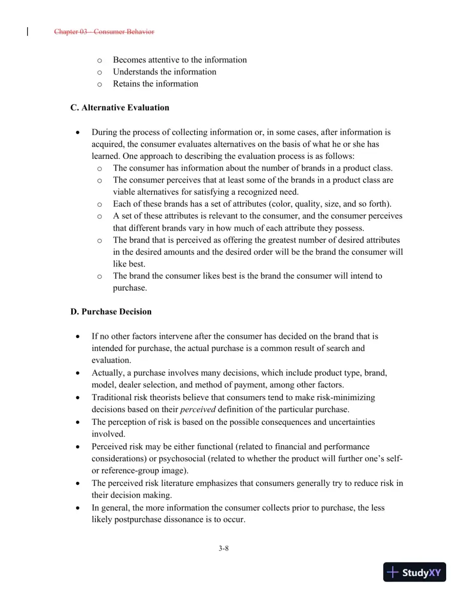 Class Notes For A Preface to Marketing Management, 14th Edition, page 31