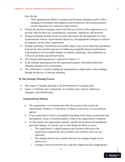 Class Notes For A Preface to Marketing Management, 14th Edition - Page 4 preview image