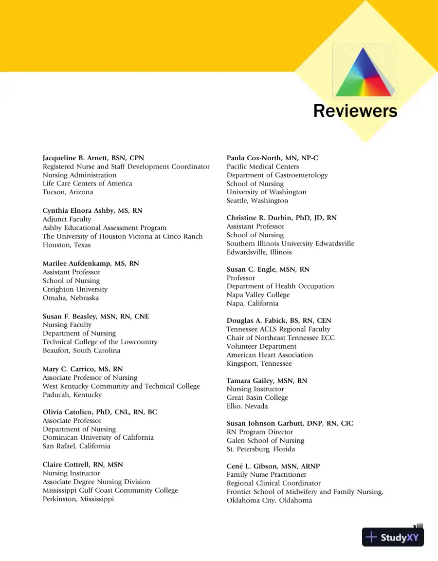 Saunders Comprehensive Review for the NCLEX-RN Examination (2010), page 15