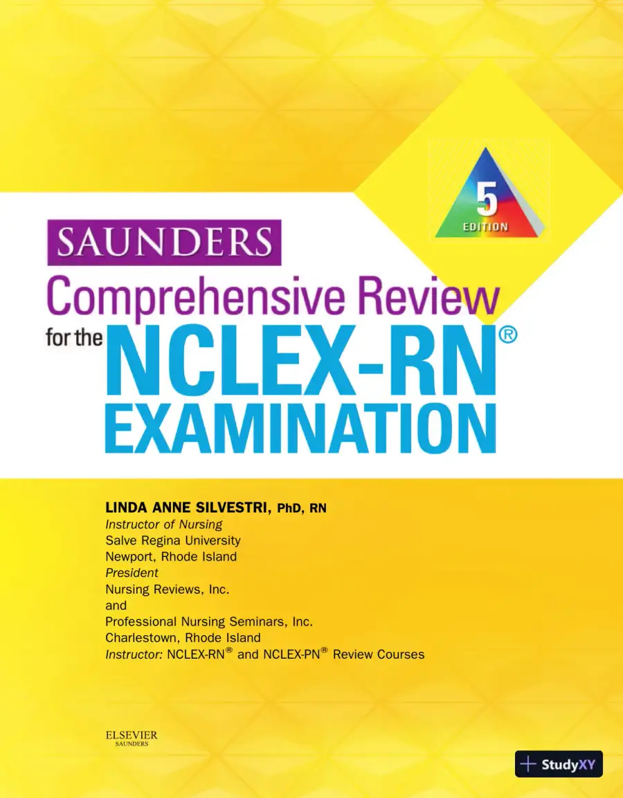 Saunders Comprehensive Review for the NCLEX-RN Examination (2010), page 5