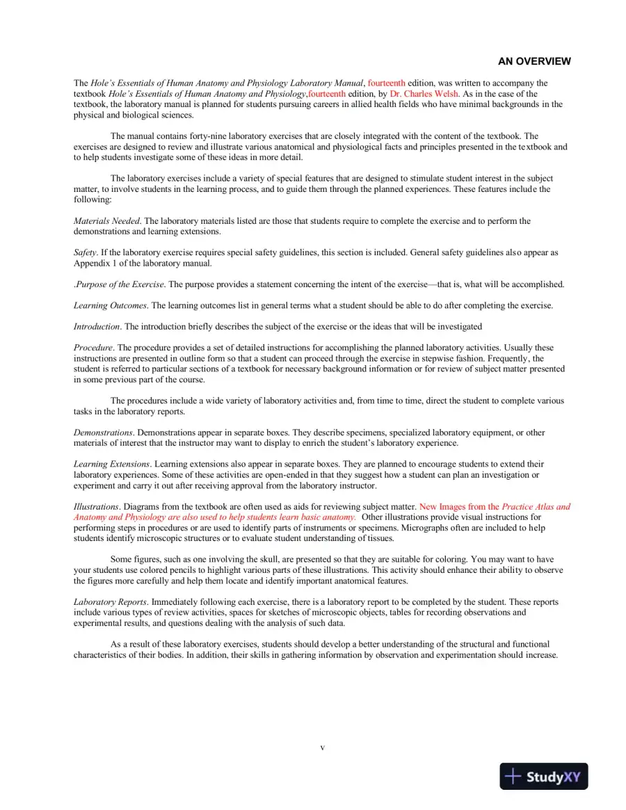 Lecture Notes For Hole's Essentials of Human Anatomy and Physiology, 14th Edition, page 6