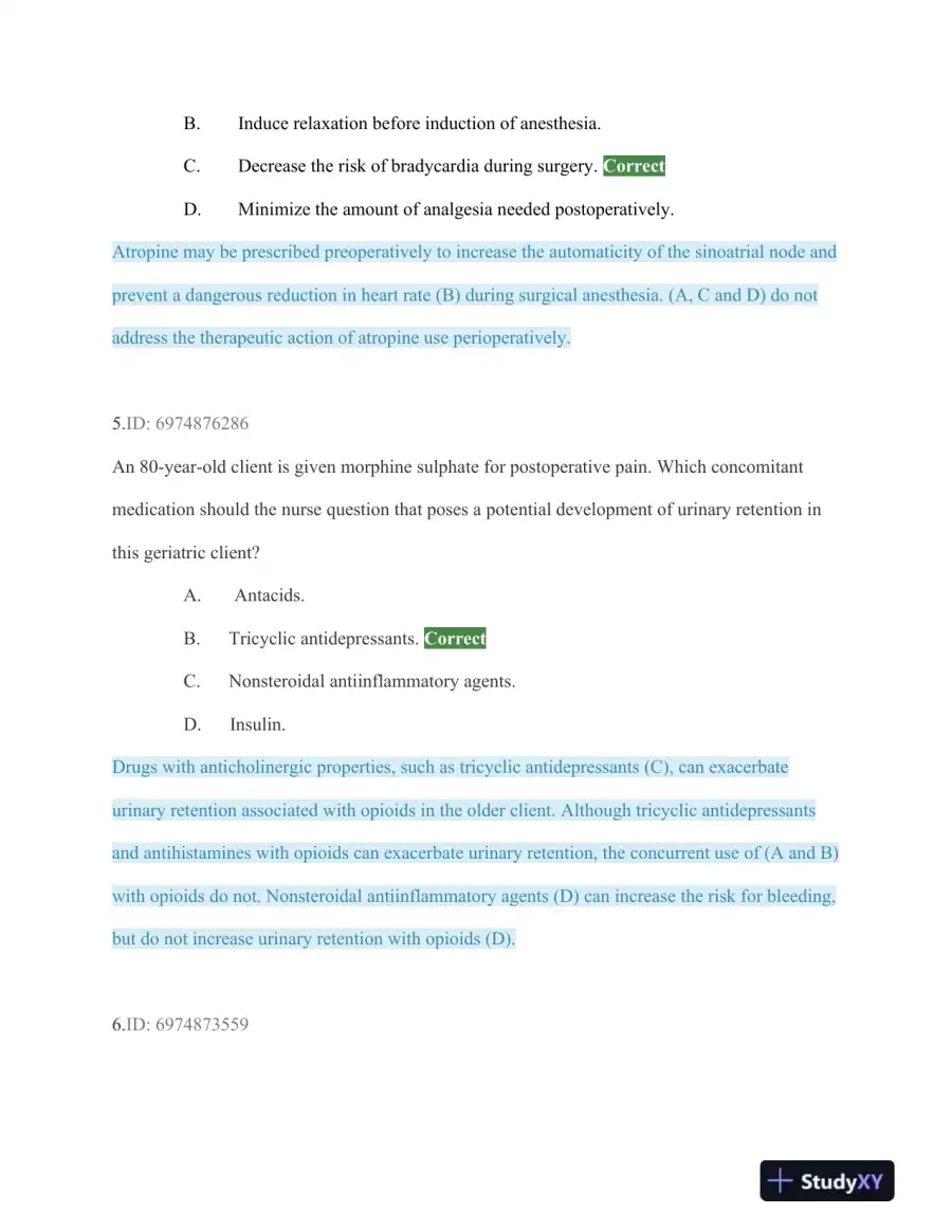 HESI Critical Care Practice Exam With Answers (75 Solved Questions), page 4
