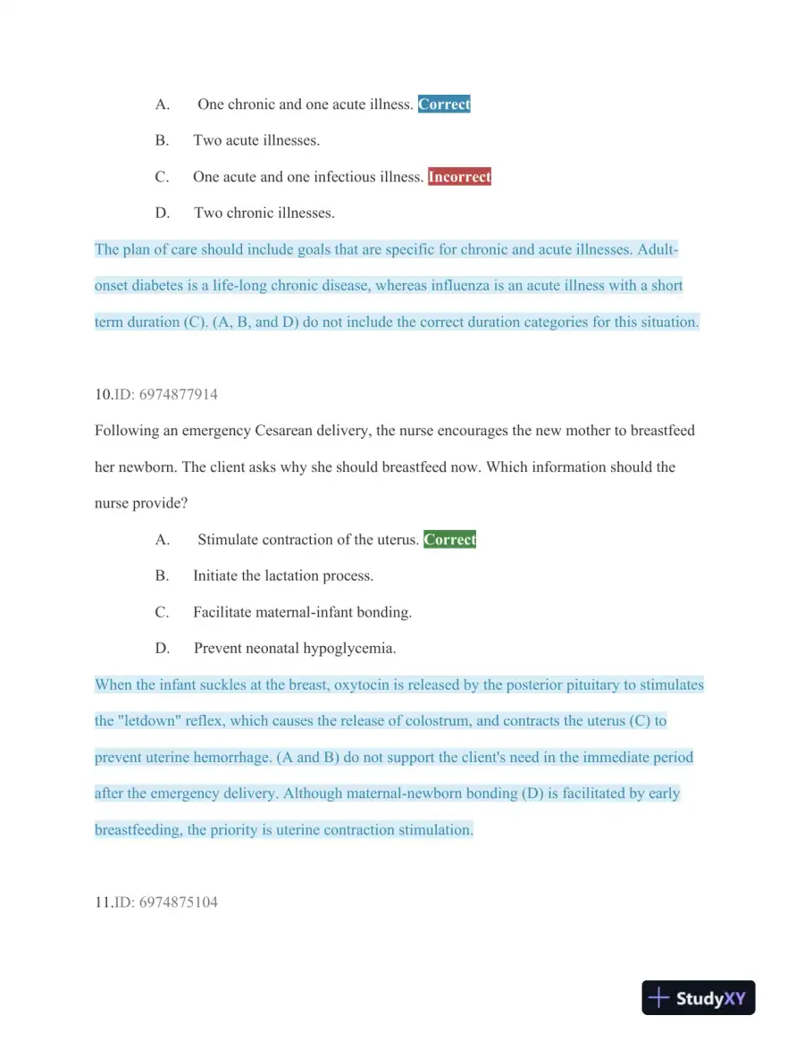 HESI Critical Care Practice Exam With Answers (75 Solved Questions), page 7
