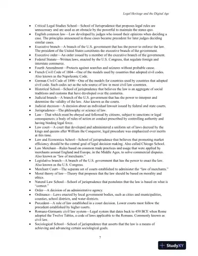 Lecture Notes for Business Law, 10th Edition - Page 8 preview image