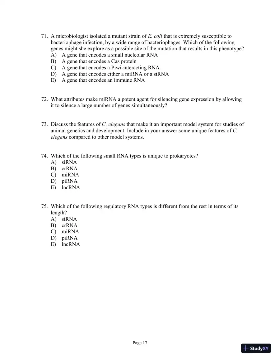 Test Bank for Genetics Essentials: Concepts and Connections, 3rd Edition, page 18