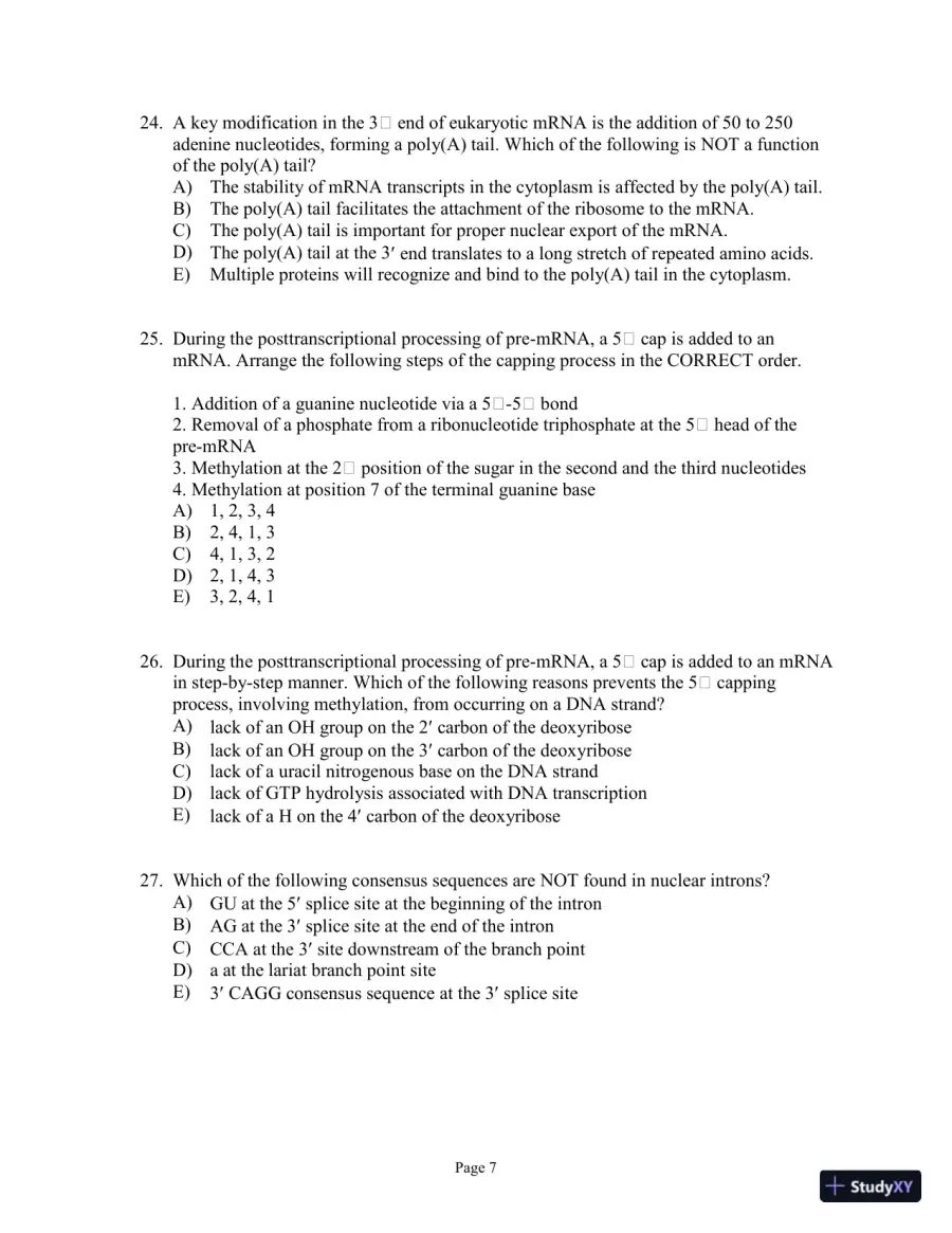 Test Bank for Genetics Essentials: Concepts and Connections, 3rd Edition, page 8