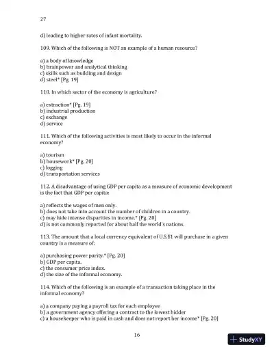 World Regional Geography without Subregions: Global Patterns, Local Lives Sixth Edition Solution Manual - Page 17 preview image