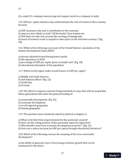 World Regional Geography without Subregions: Global Patterns, Local Lives Sixth Edition Solution Manual - Page 18 preview image