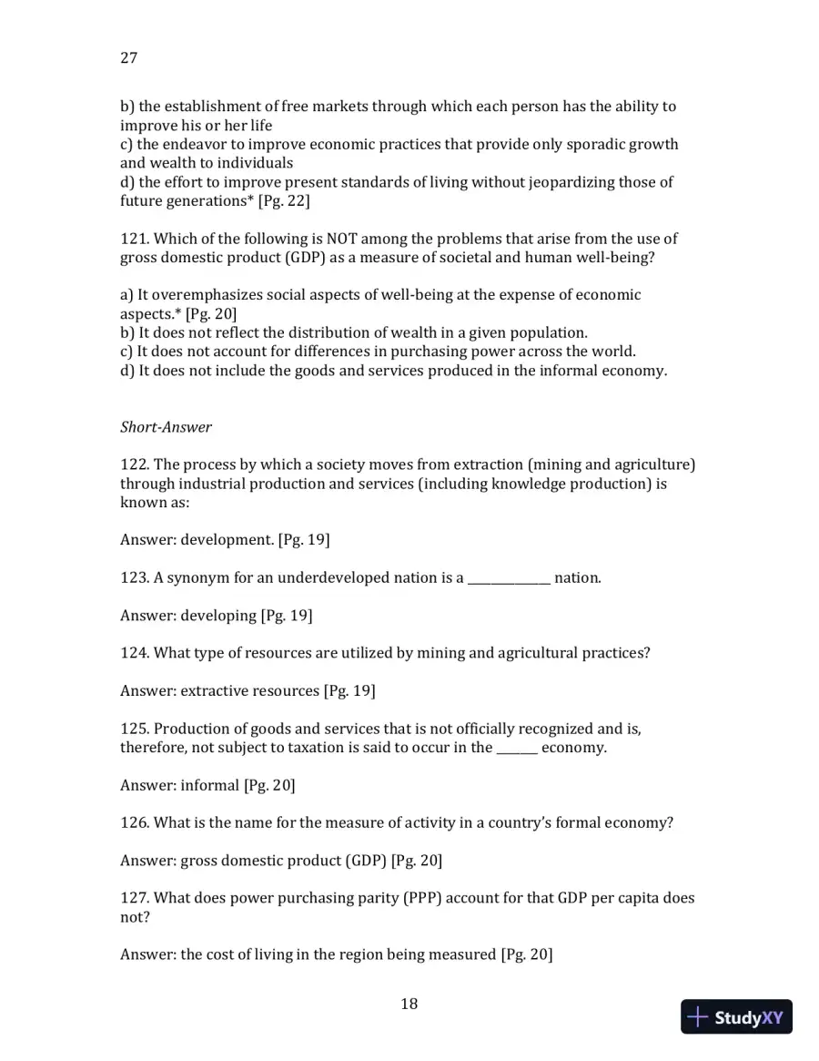 World Regional Geography without Subregions: Global Patterns, Local Lives Sixth Edition Solution Manual, page 19