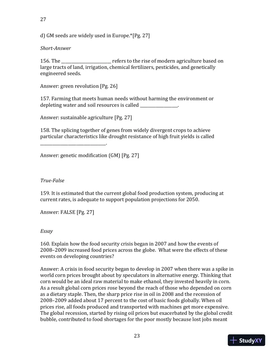 World Regional Geography without Subregions: Global Patterns, Local Lives Sixth Edition Solution Manual, page 24