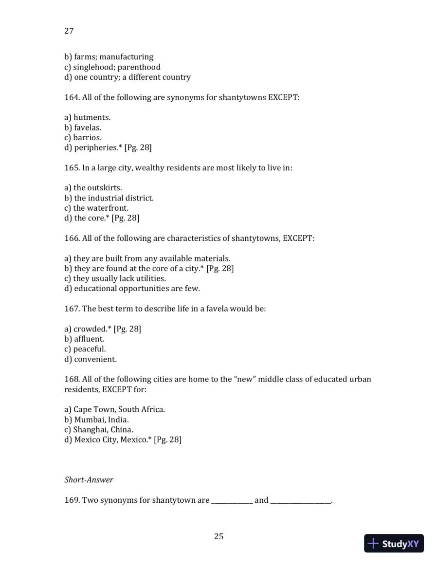 World Regional Geography without Subregions: Global Patterns, Local Lives Sixth Edition Solution Manual, page 26