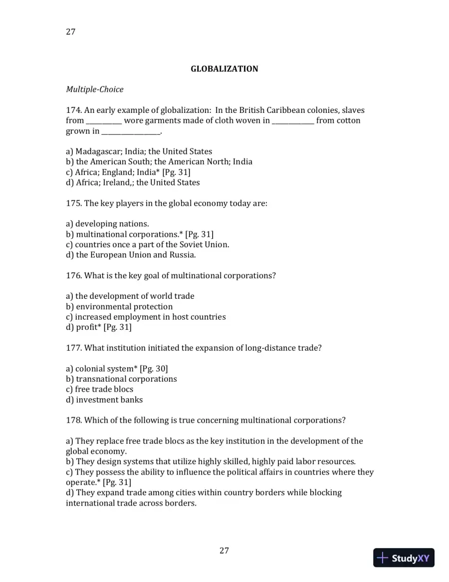 World Regional Geography without Subregions: Global Patterns, Local Lives Sixth Edition Solution Manual, page 28