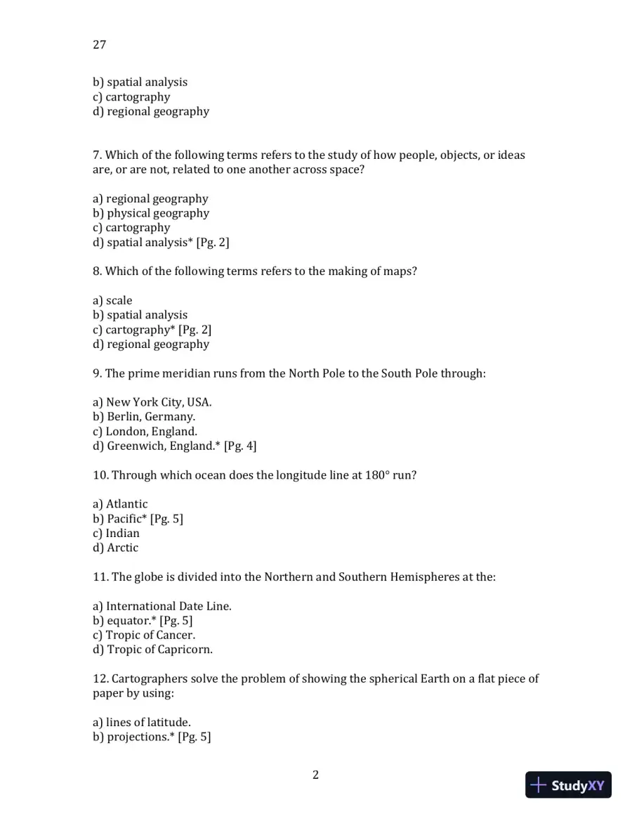 World Regional Geography without Subregions: Global Patterns, Local Lives Sixth Edition Solution Manual, page 3