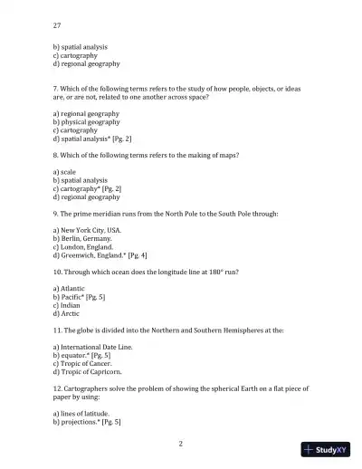 World Regional Geography without Subregions: Global Patterns, Local Lives Sixth Edition Solution Manual - Page 3 preview image