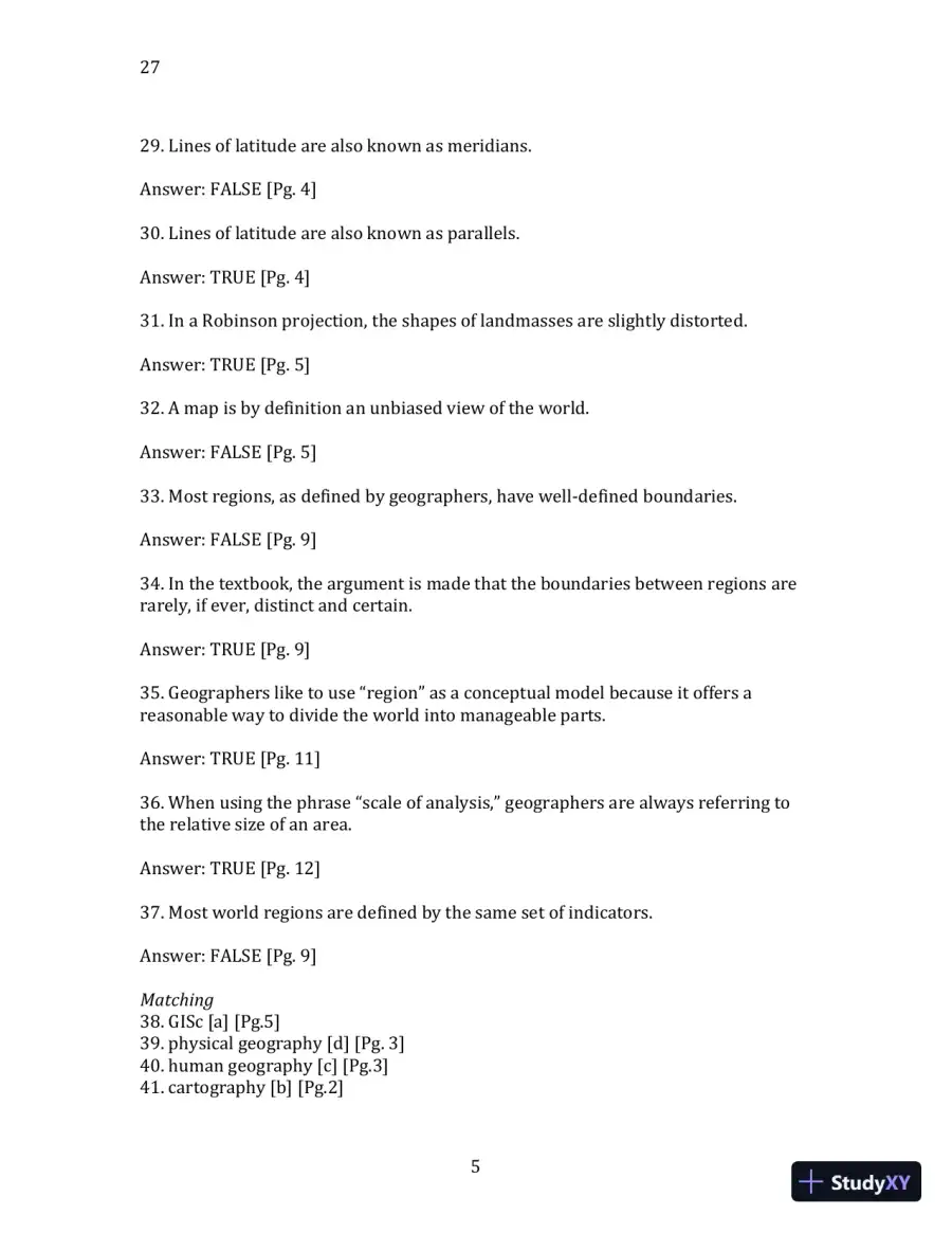World Regional Geography without Subregions: Global Patterns, Local Lives Sixth Edition Solution Manual, page 6