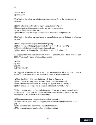 World Regional Geography without Subregions: Global Patterns, Local Lives Sixth Edition Solution Manual - Page 9 preview image