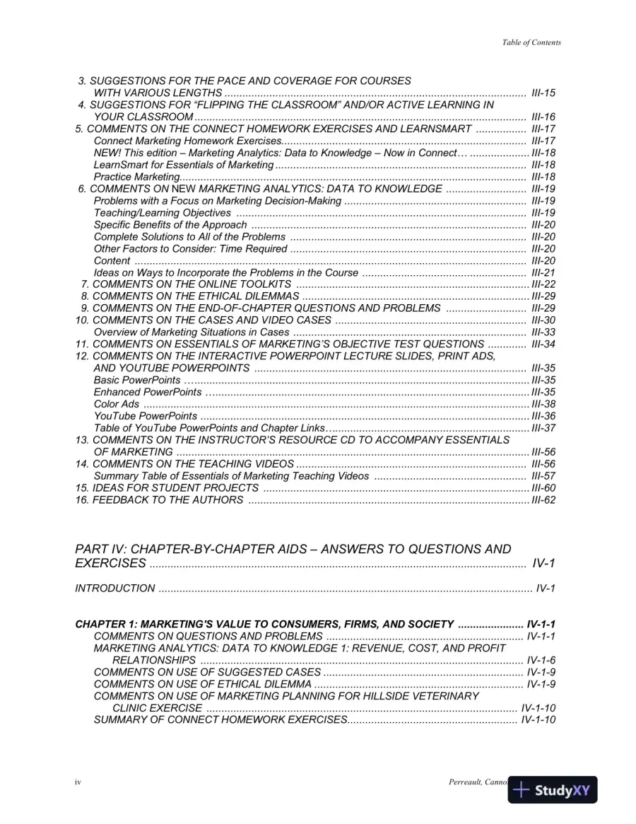 Solution Manual for Essentials of Marketing: A Marketing Strategy Planning Approach, 15th Edition, page 3