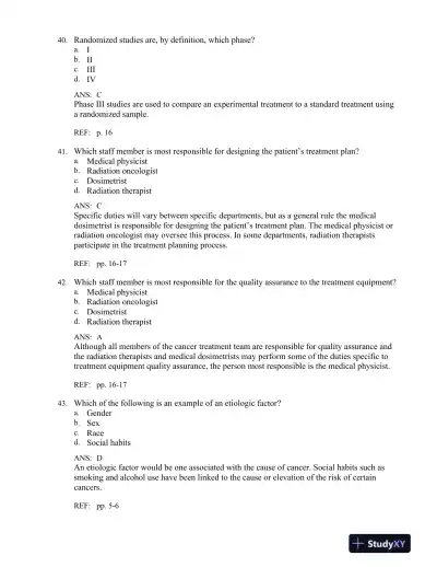Principles and Practice of Radiation Therapy 4th Edition Test Bank - Page 12 preview image
