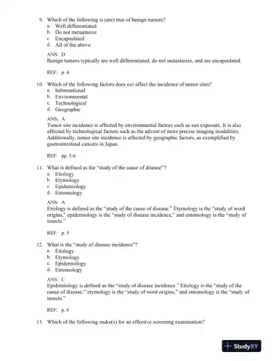 Principles and Practice of Radiation Therapy 4th Edition Test Bank - Page 4 preview image