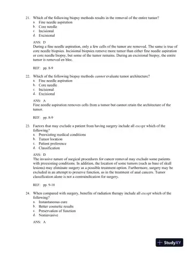 Principles and Practice of Radiation Therapy 4th Edition Test Bank - Page 7 preview image