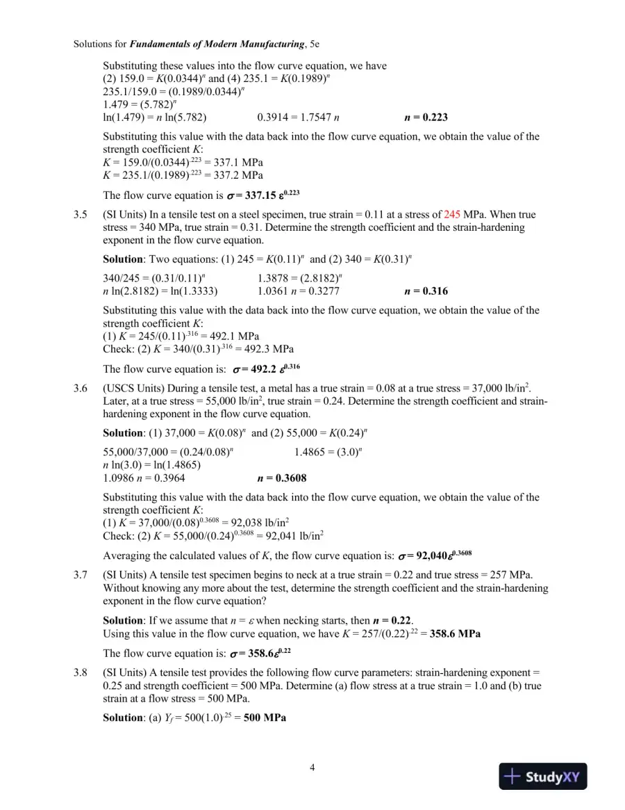 Solution Manual for Fundamentals of Modern Manufacturing: Materials, Processes, and Systems, 5th Edition, page 15