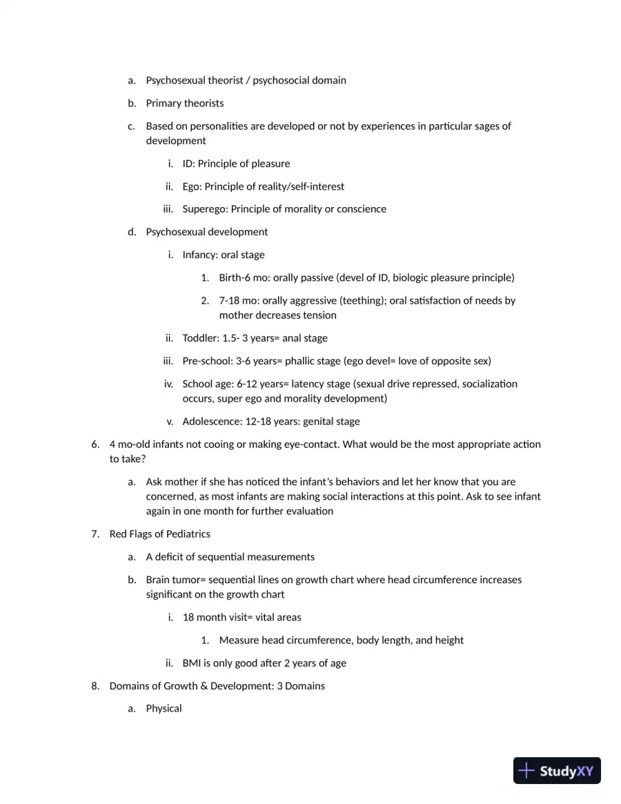 Barkley Review: Pediatrics Assessment Day 1 with Answers (50 Solved Questions), page 3