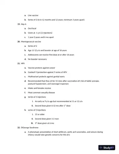 Barkley Review: Pediatrics Assessment Day 1 with Answers (50 Solved Questions) - Page 6 preview image