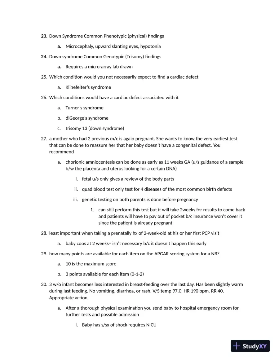 Barkley Review: Pediatrics Assessment Day 1 with Answers (50 Solved Questions), page 7