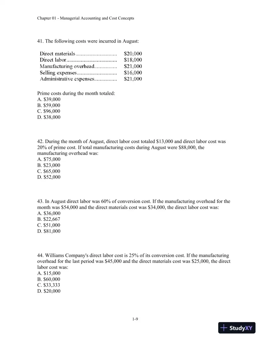 Test Bank For Introduction To Managerial Accounting, 5th Edition, page 10