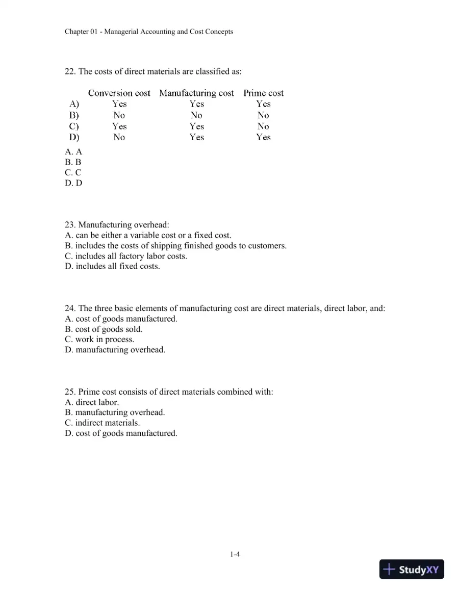 Test Bank For Introduction To Managerial Accounting, 5th Edition, page 5